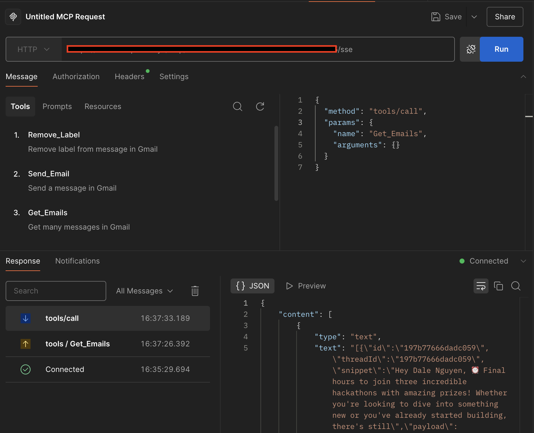 Test n8n MCP server using Postman MCP